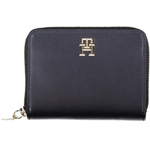 Tommy Hilfiger Blue Polyurethane Wallet